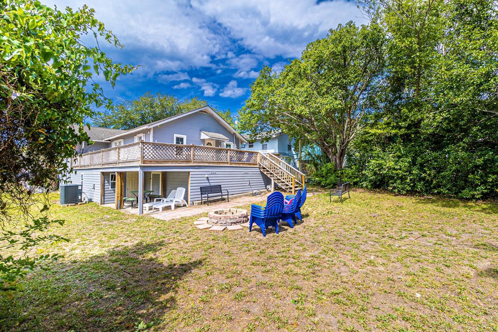 Gorgeous Centrally Located Ocean View 2 King, Huge Private Yard & Deck, Firepit, Bbq, & Game Tables Миртл-Бич Экстерьер фото