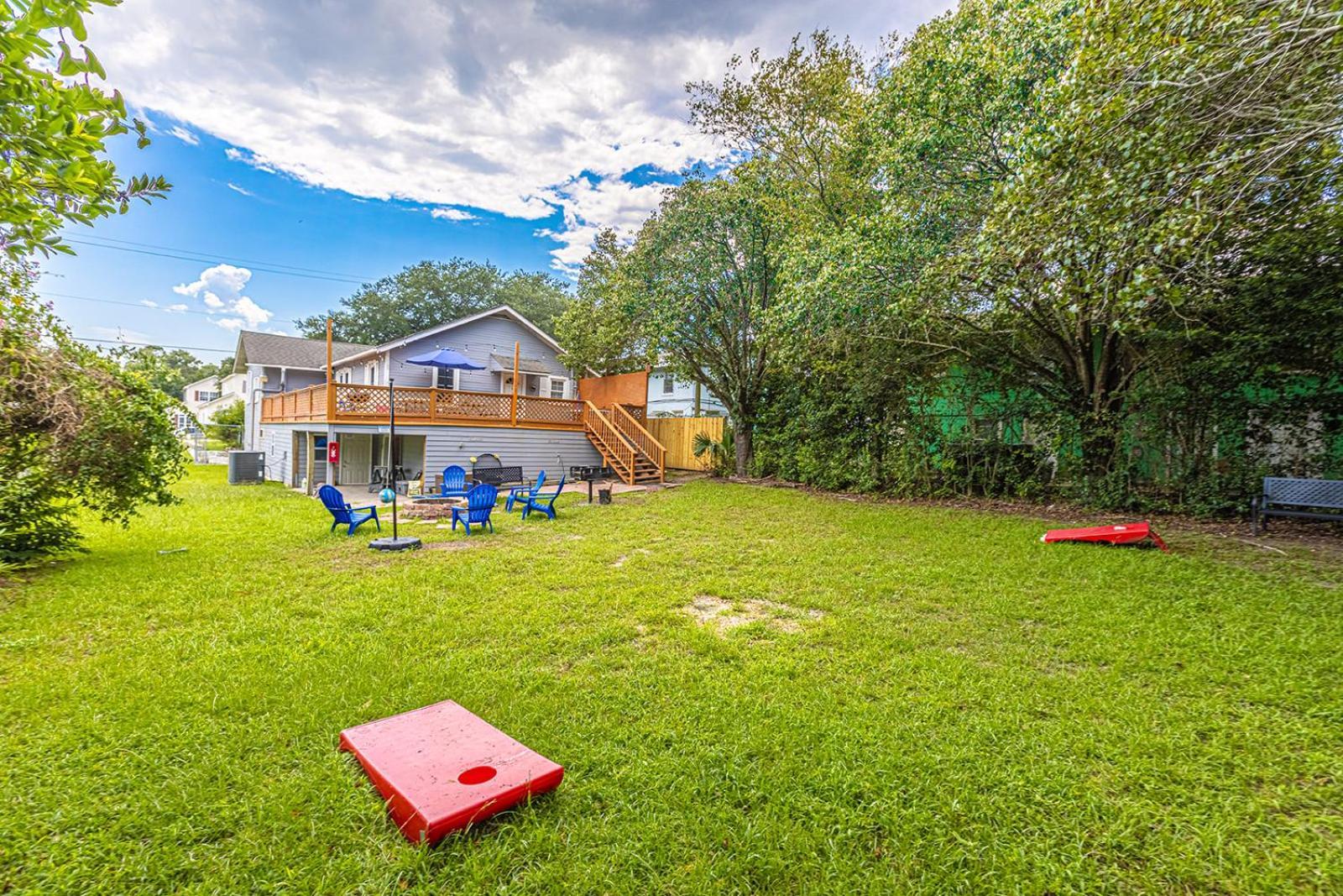 Gorgeous Centrally Located Ocean View 2 King, Huge Private Yard & Deck, Firepit, Bbq, & Game Tables Миртл-Бич Экстерьер фото