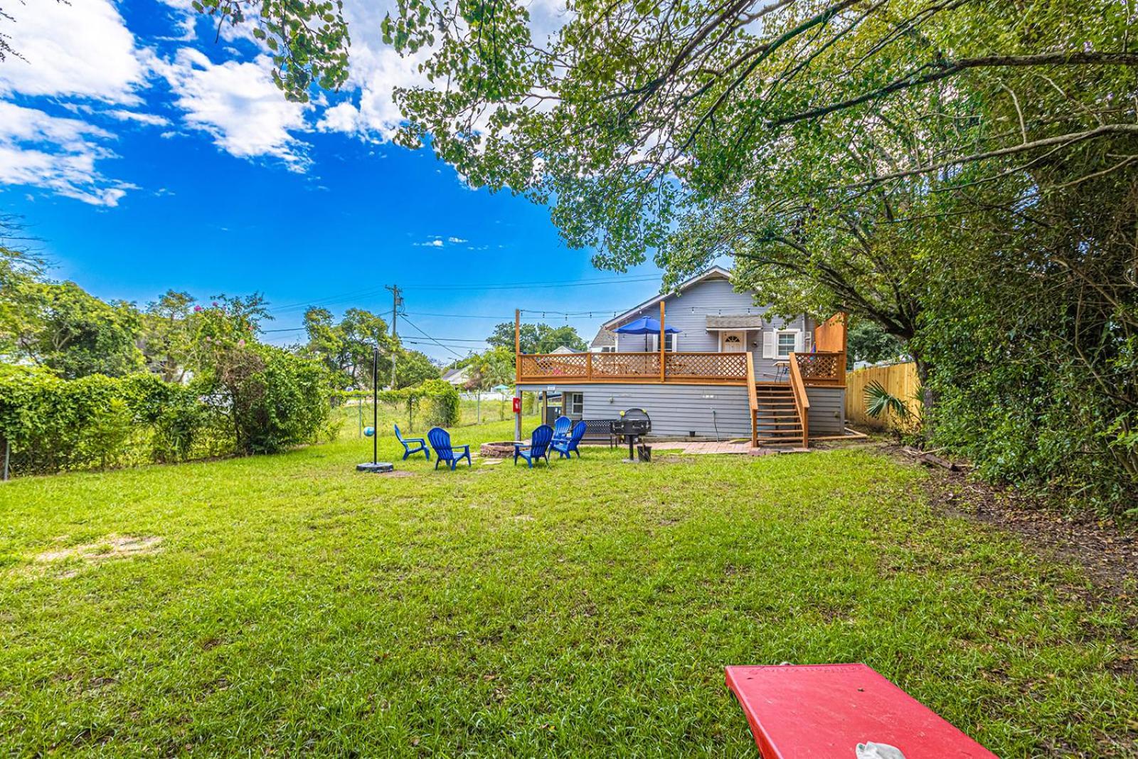 Gorgeous Centrally Located Ocean View 2 King, Huge Private Yard & Deck, Firepit, Bbq, & Game Tables Миртл-Бич Экстерьер фото